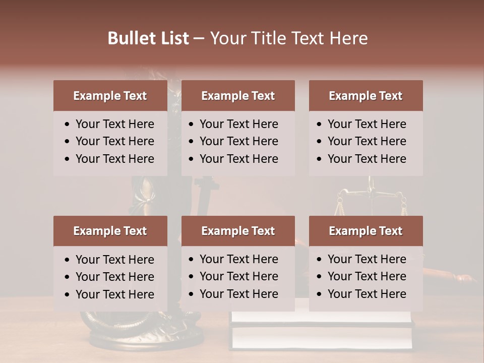 Innocence Lawyer Judgment PowerPoint Template
