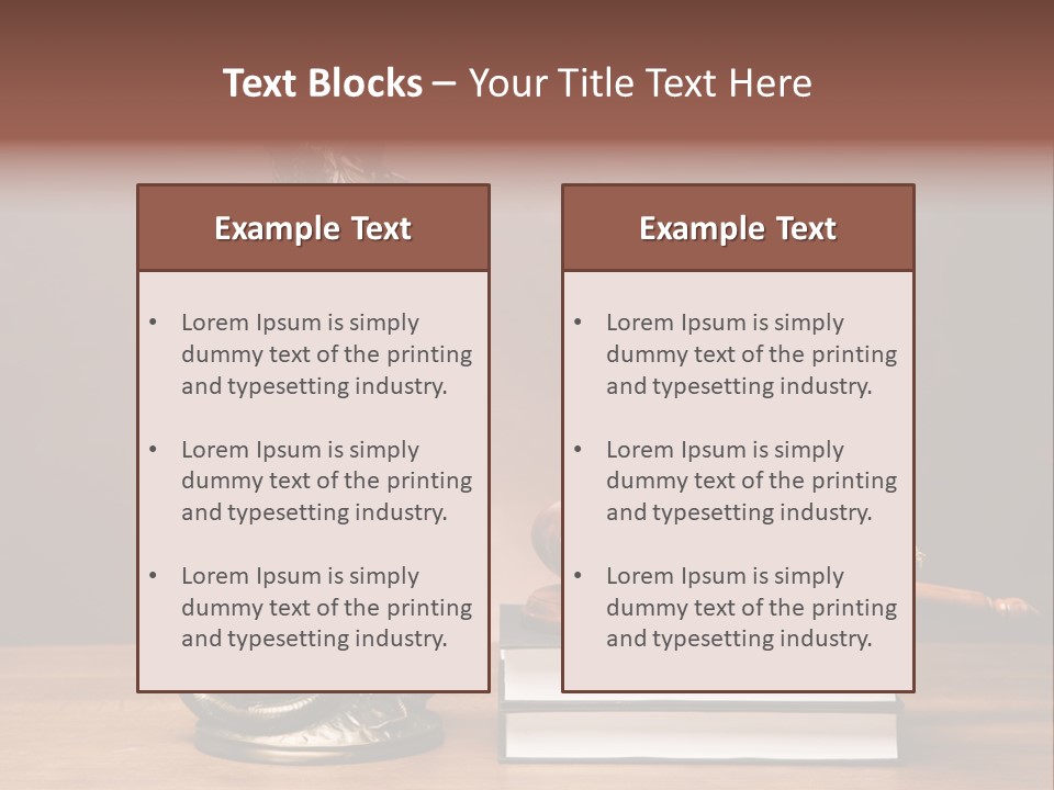 Innocence Lawyer Judgment PowerPoint Template