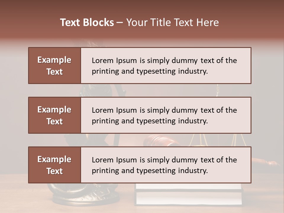Innocence Lawyer Judgment PowerPoint Template