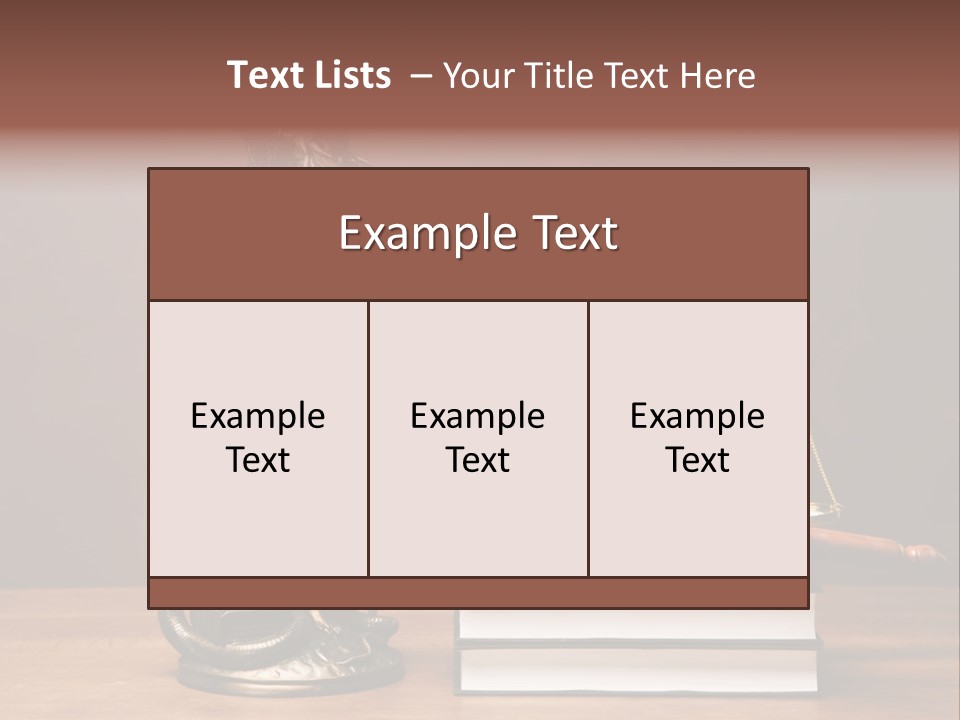 Innocence Lawyer Judgment PowerPoint Template