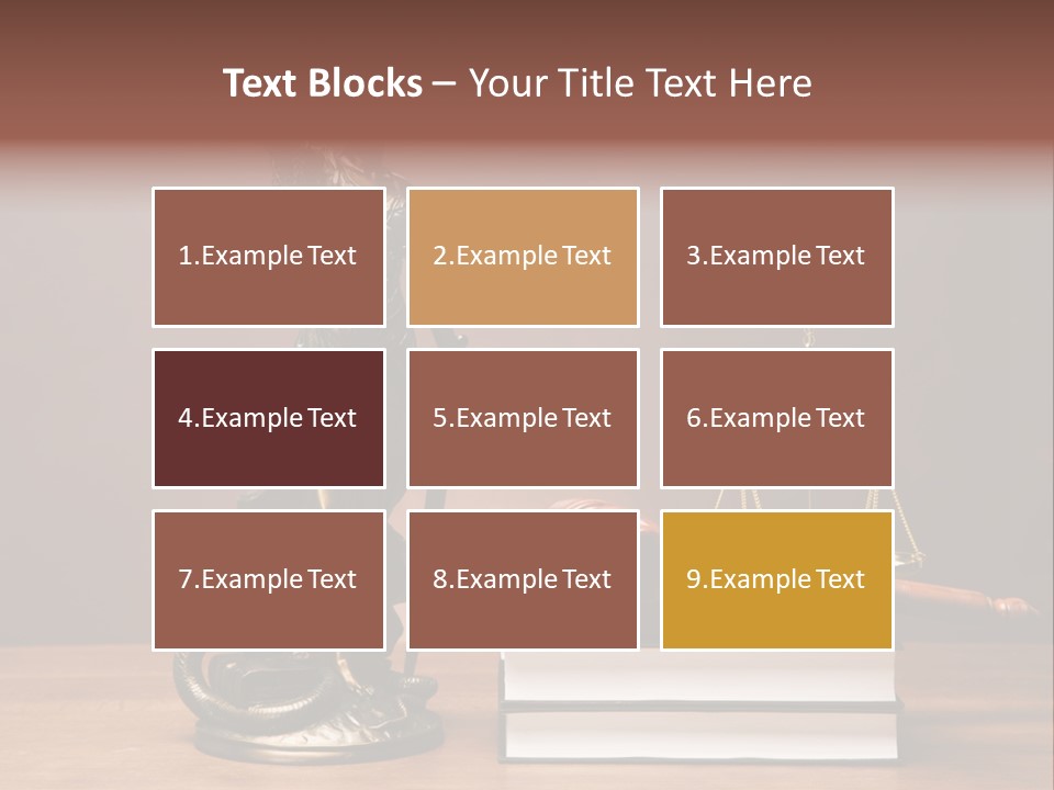 Innocence Lawyer Judgment PowerPoint Template