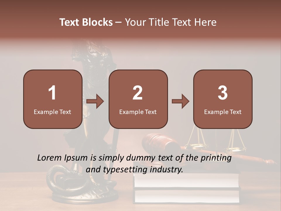 Innocence Lawyer Judgment PowerPoint Template