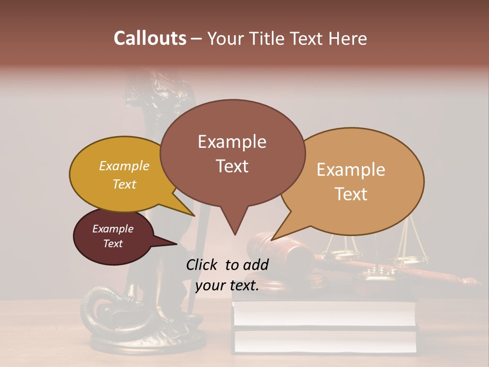 Innocence Lawyer Judgment PowerPoint Template