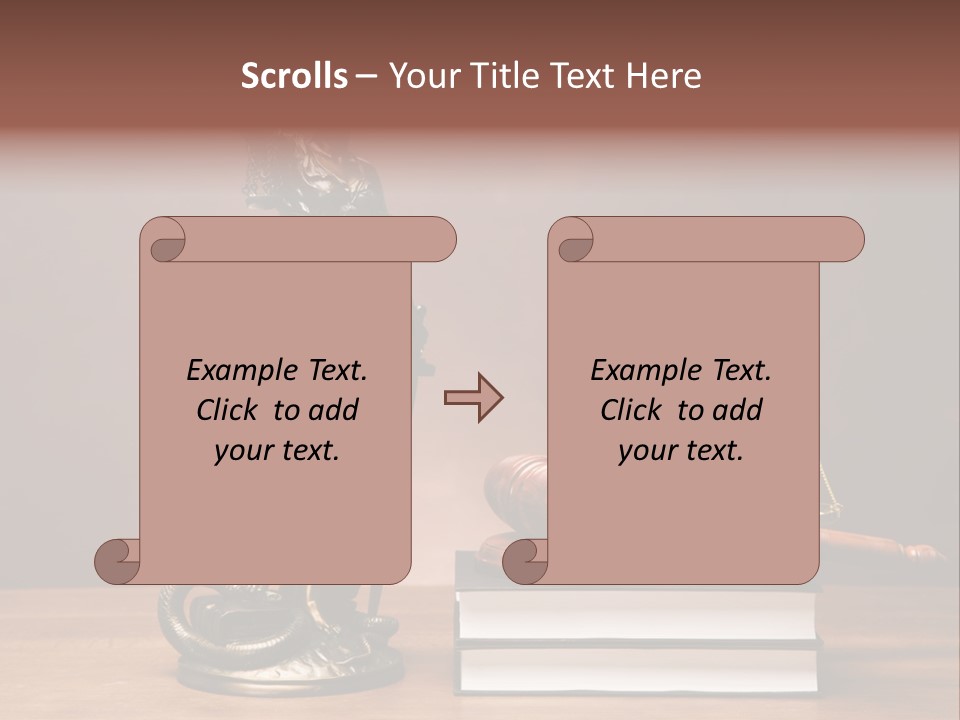 Innocence Lawyer Judgment PowerPoint Template