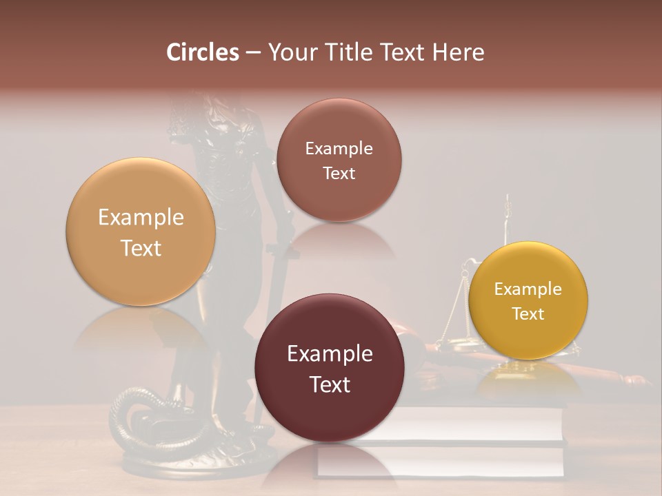 Innocence Lawyer Judgment PowerPoint Template