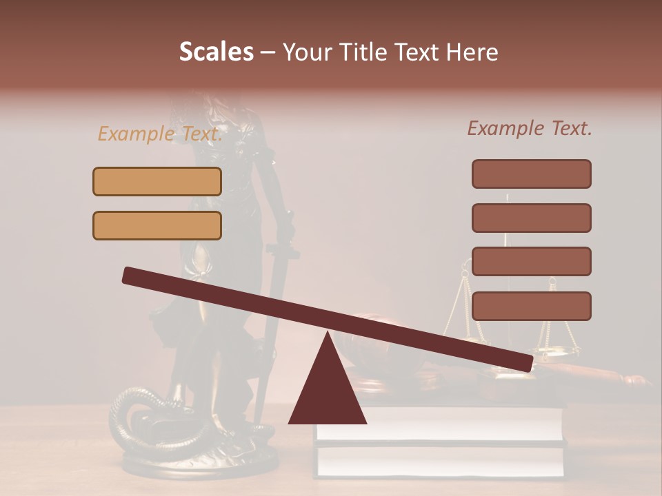 Innocence Lawyer Judgment PowerPoint Template