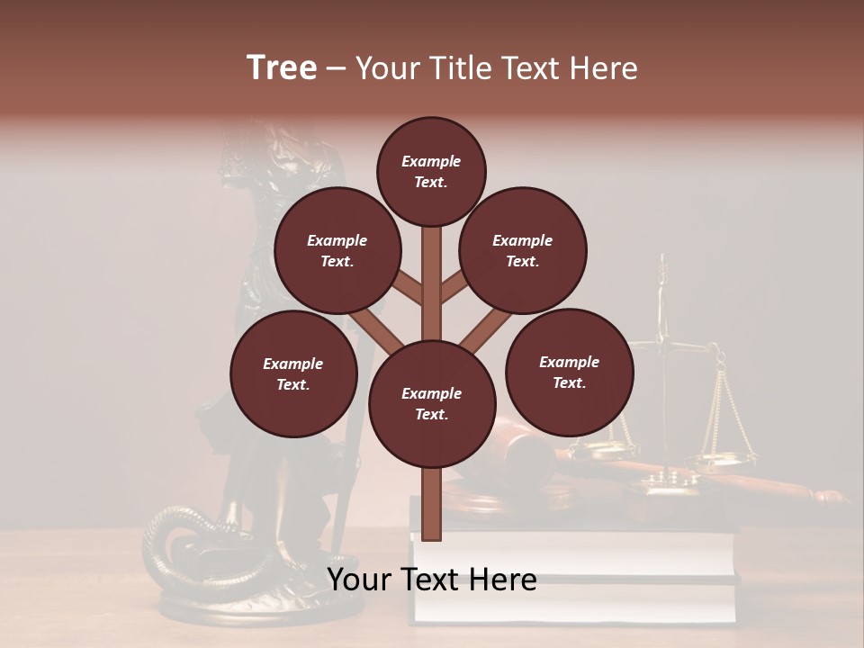 Innocence Lawyer Judgment PowerPoint Template