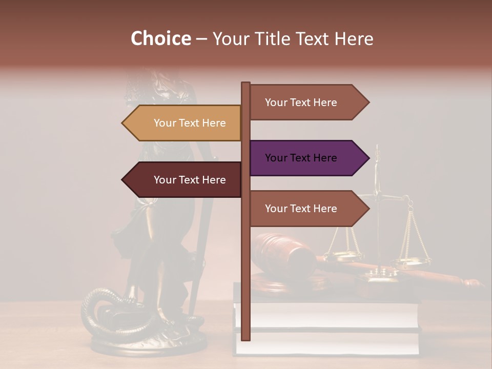 Innocence Lawyer Judgment PowerPoint Template
