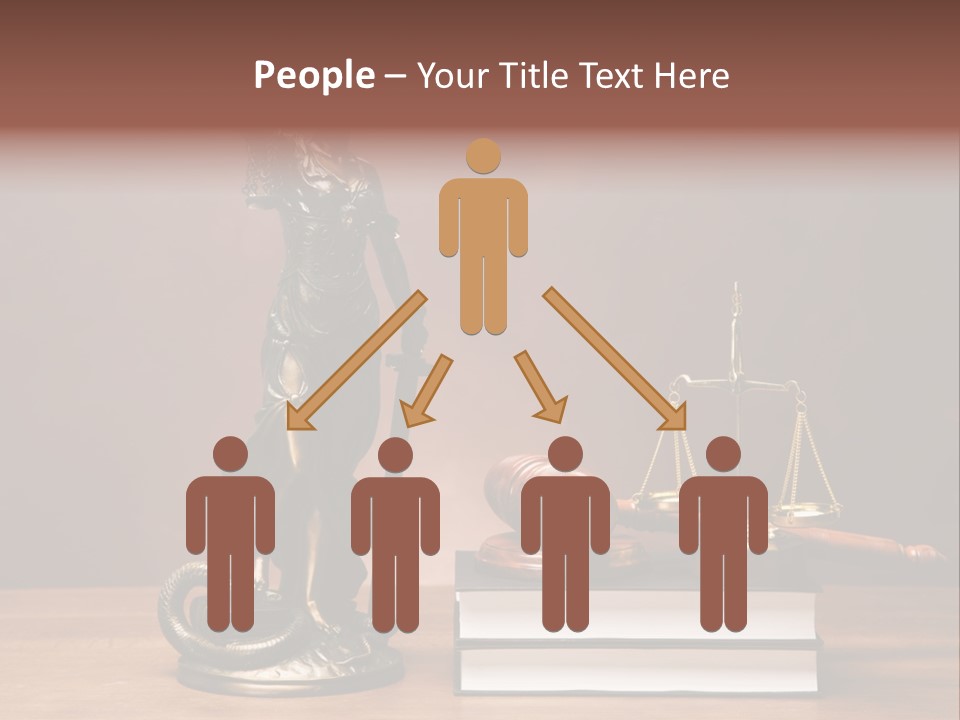 Innocence Lawyer Judgment PowerPoint Template