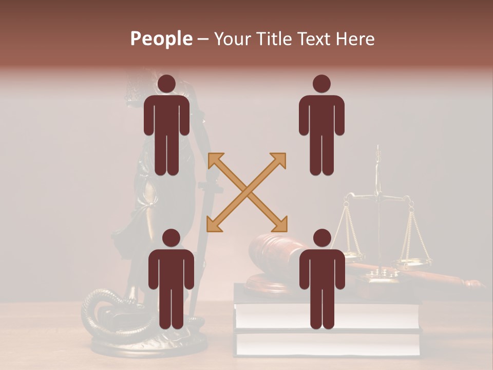 Innocence Lawyer Judgment PowerPoint Template