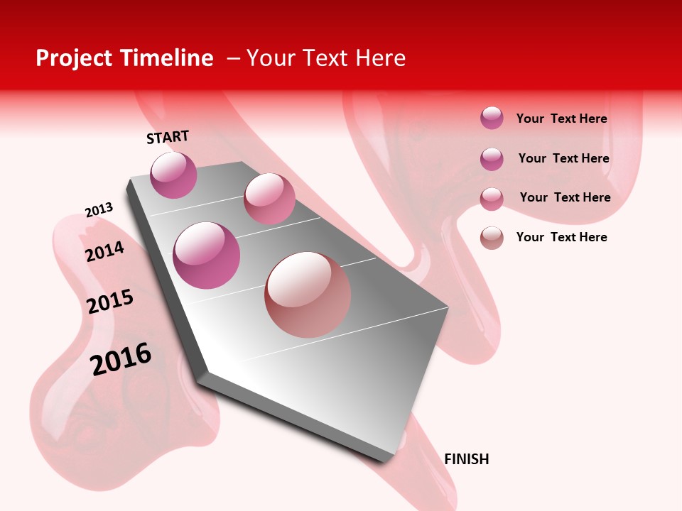 Emulsion Drop Closeup PowerPoint Template