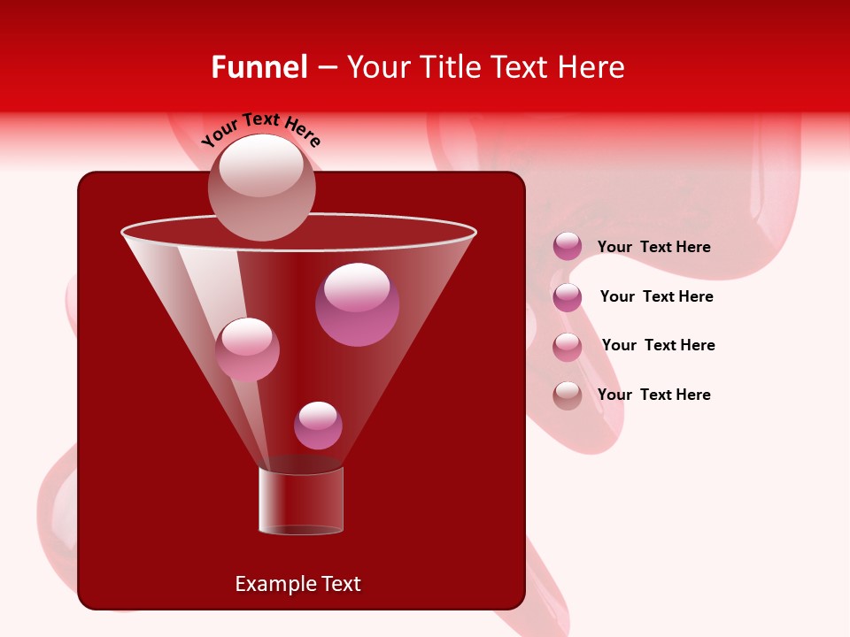 Emulsion Drop Closeup PowerPoint Template