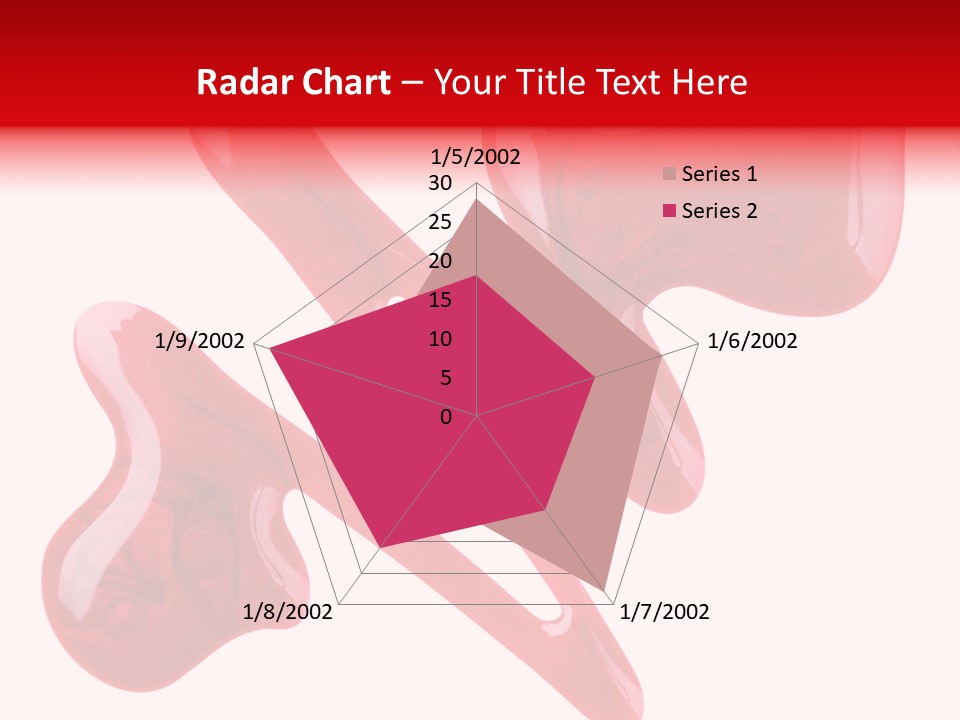 Emulsion Drop Closeup PowerPoint Template