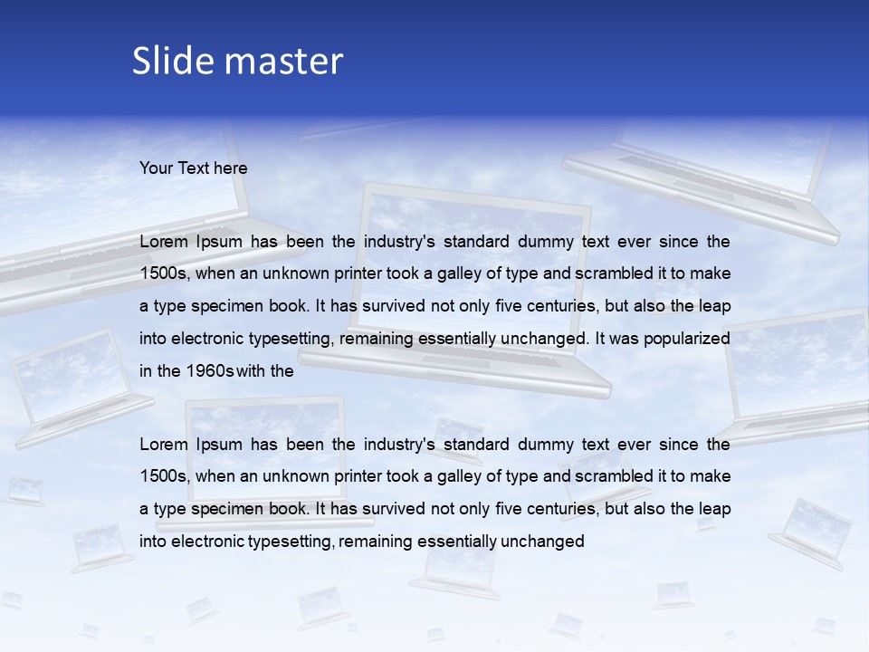 Cloud Based Service Method PowerPoint Template