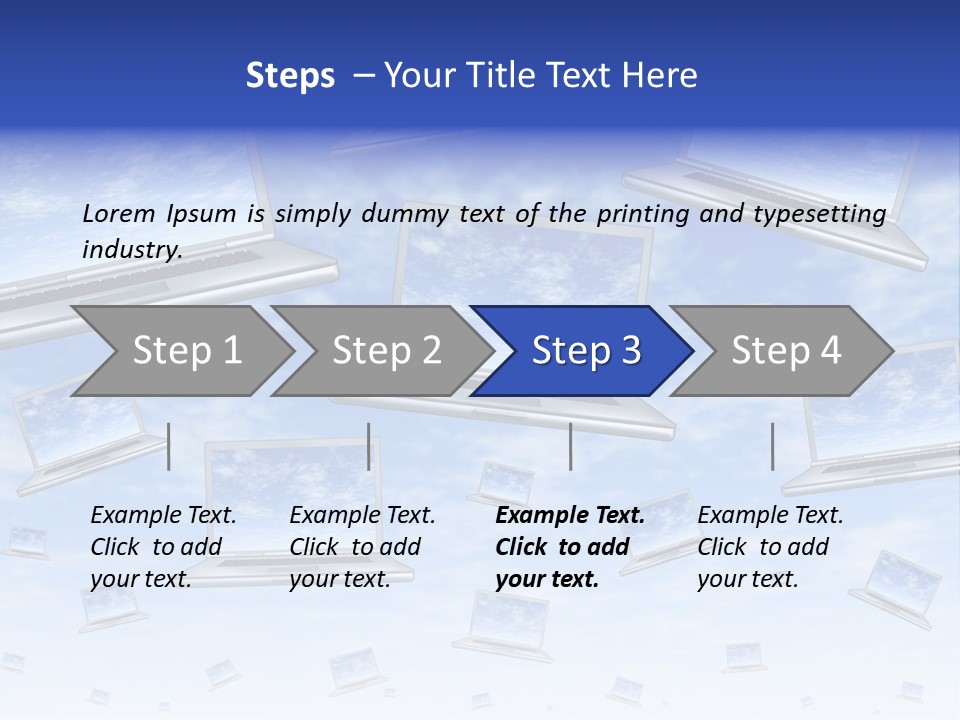 Cloud Based Service Method PowerPoint Template