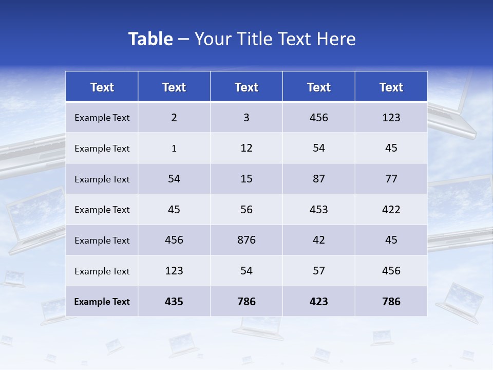 Cloud Based Service Method PowerPoint Template