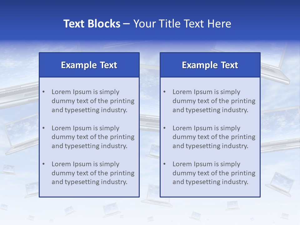 Cloud Based Service Method PowerPoint Template