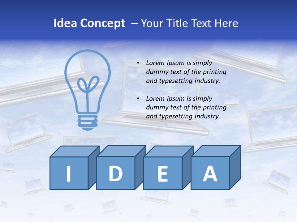 Cloud Based Service Method PowerPoint Template