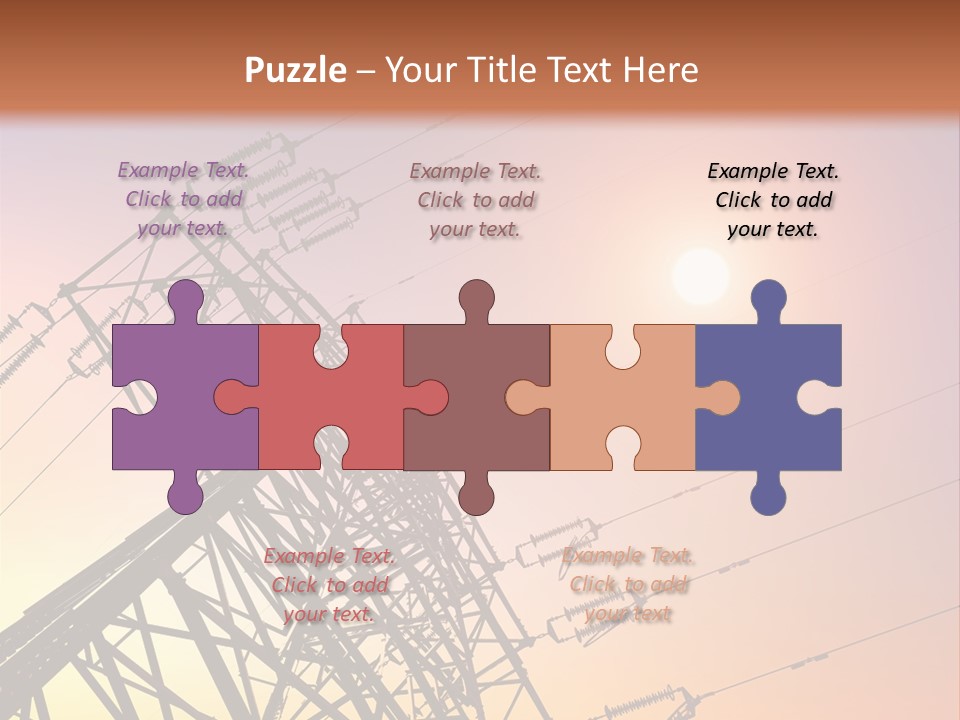 Utility Plant Equipment PowerPoint Template