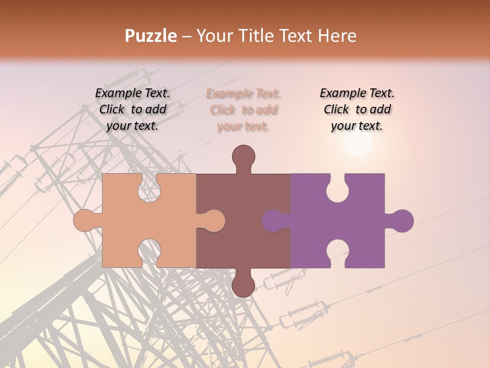 Utility Plant Equipment PowerPoint Template