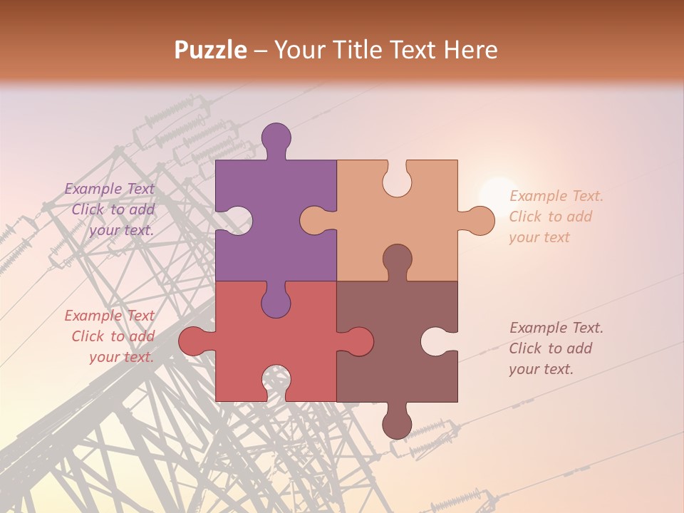 Utility Plant Equipment PowerPoint Template