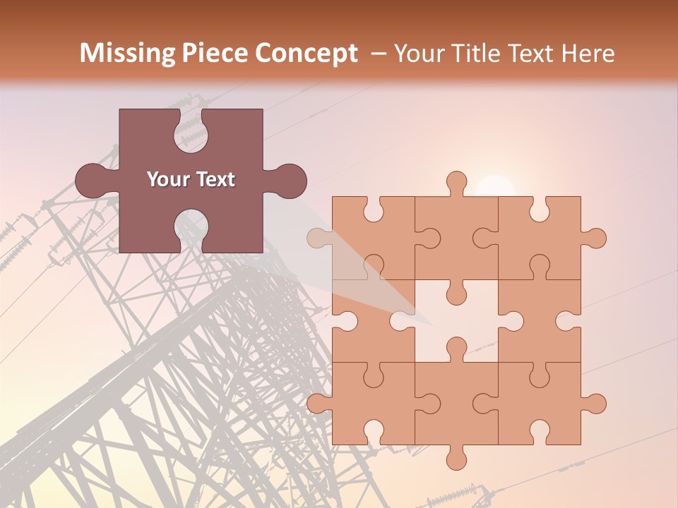 Utility Plant Equipment PowerPoint Template