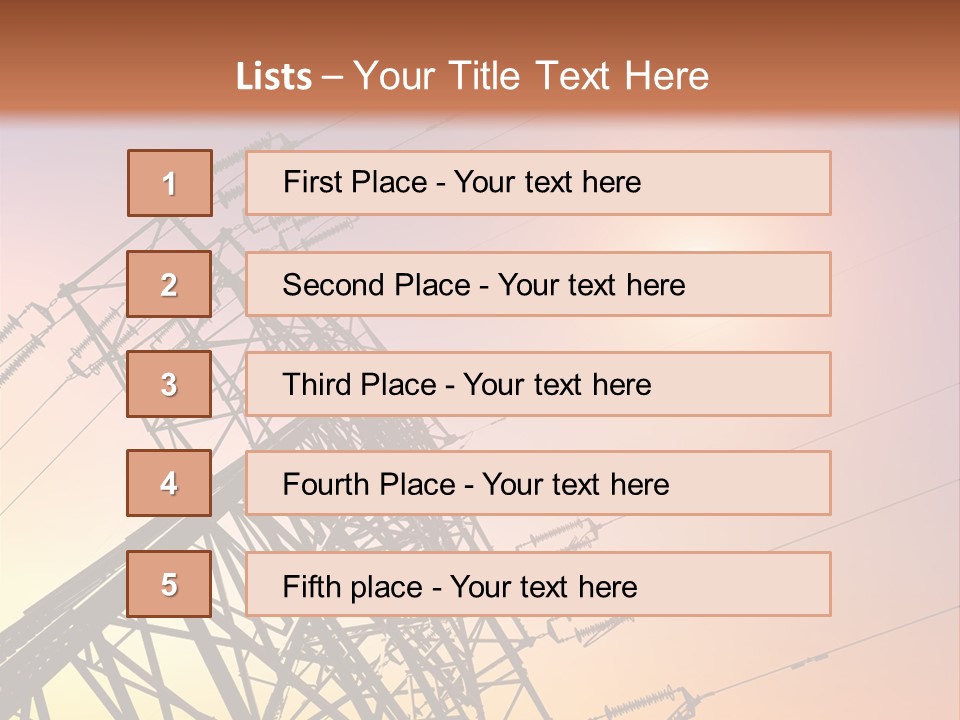 Utility Plant Equipment PowerPoint Template