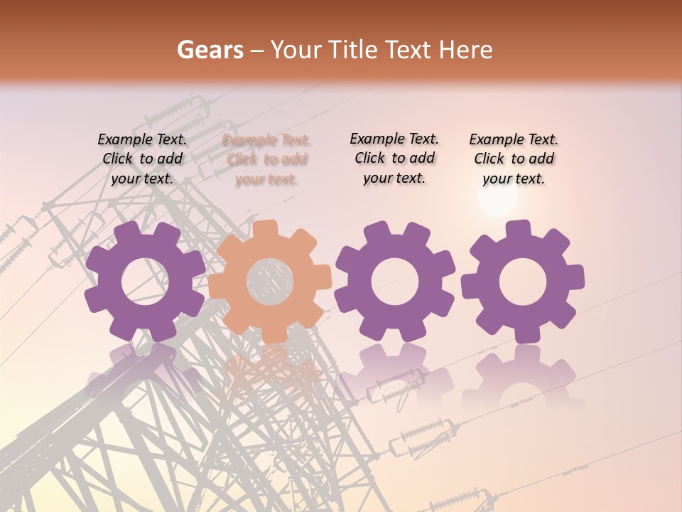 Utility Plant Equipment PowerPoint Template