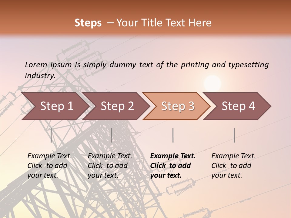Utility Plant Equipment PowerPoint Template