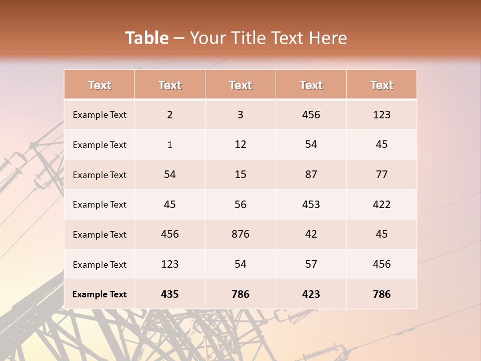 Utility Plant Equipment PowerPoint Template