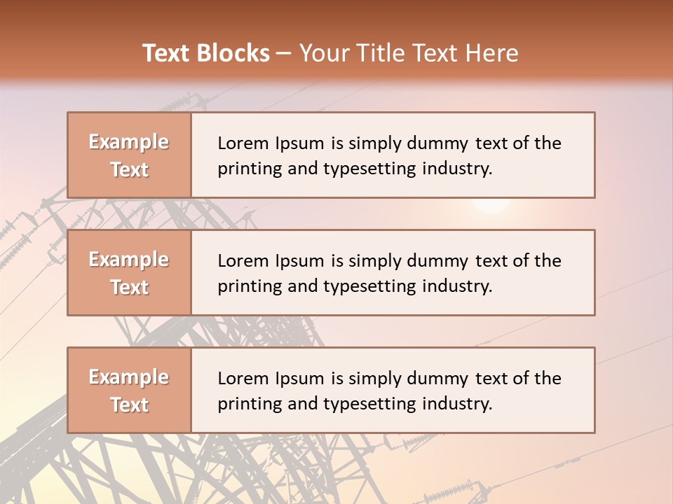 Utility Plant Equipment PowerPoint Template