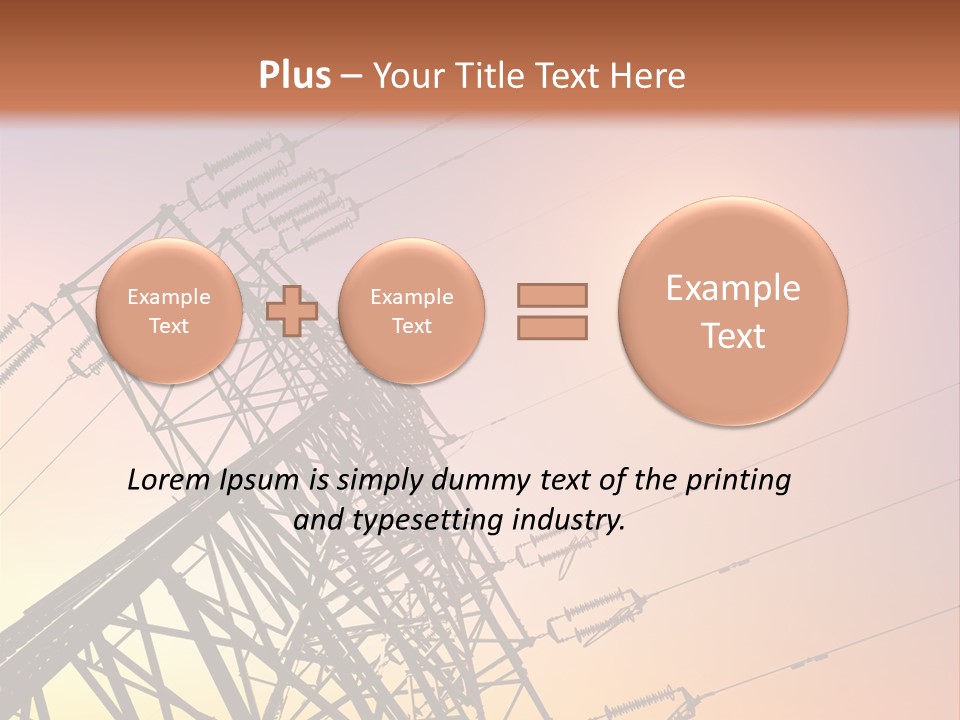 Utility Plant Equipment PowerPoint Template