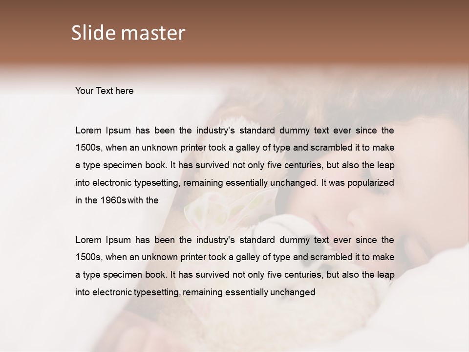 Hug Tranquil Rest PowerPoint Template