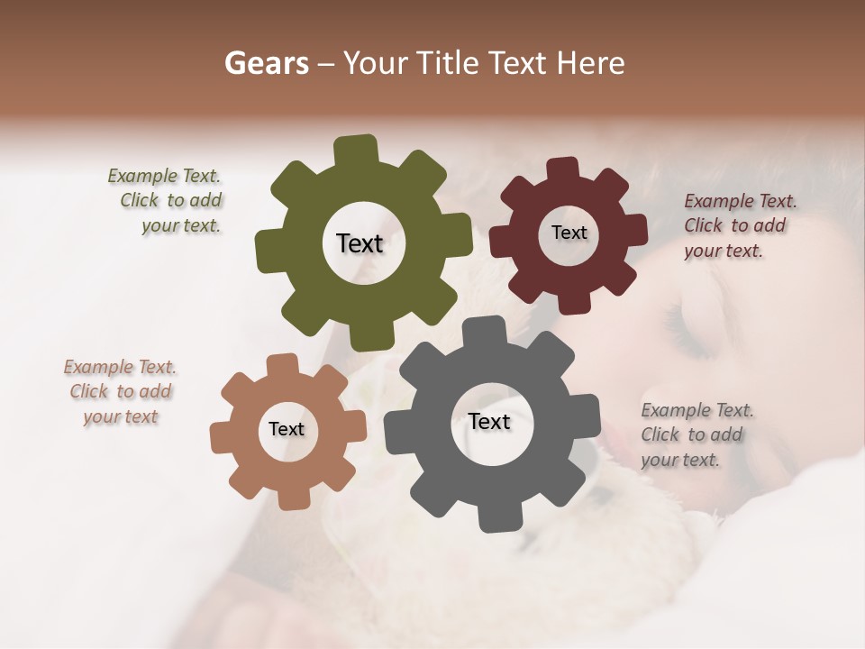 Hug Tranquil Rest PowerPoint Template