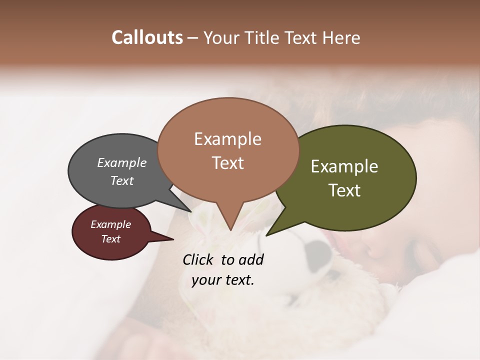 Hug Tranquil Rest PowerPoint Template