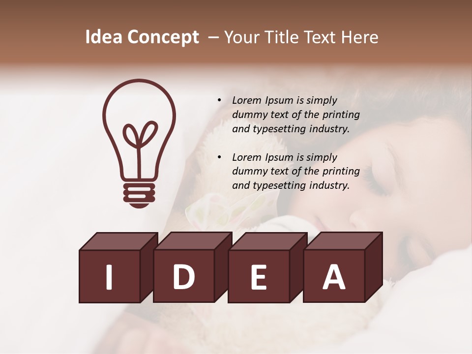 Hug Tranquil Rest PowerPoint Template