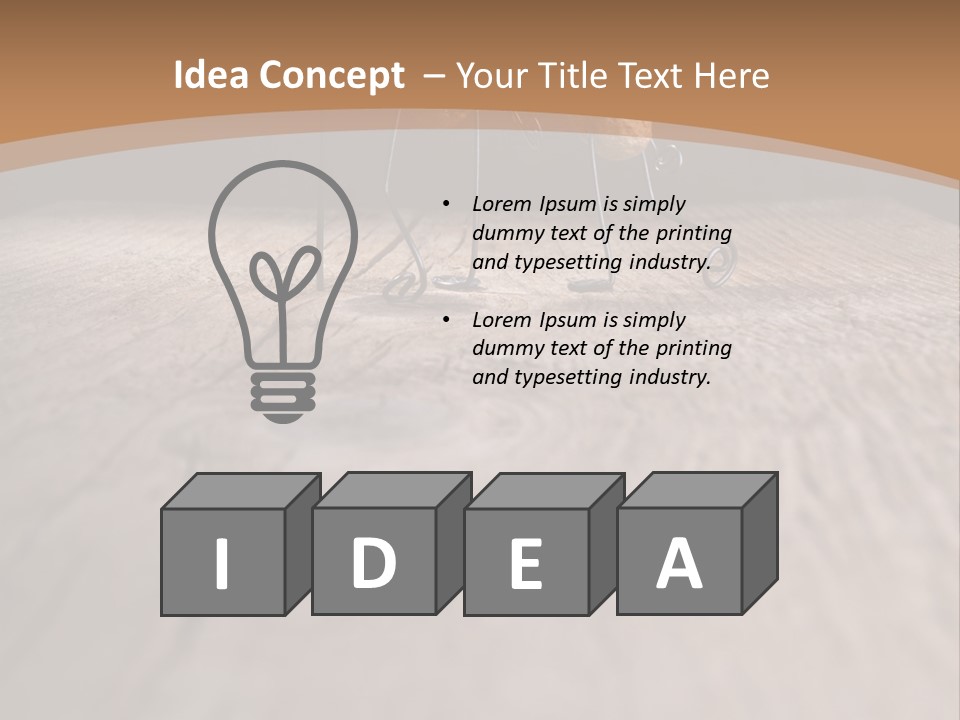 Person Weird Dog PowerPoint Template