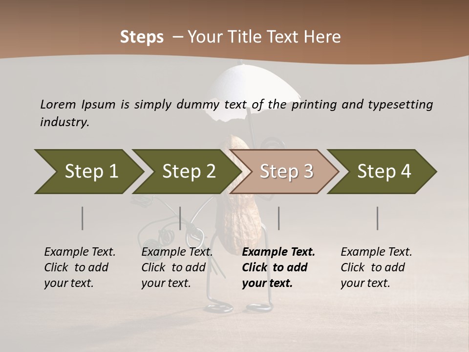 Nut Figurine Airing PowerPoint Template