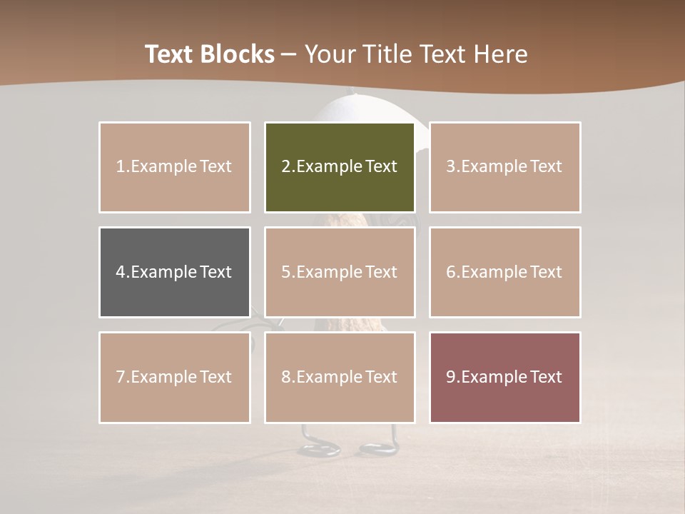 Nut Figurine Airing PowerPoint Template