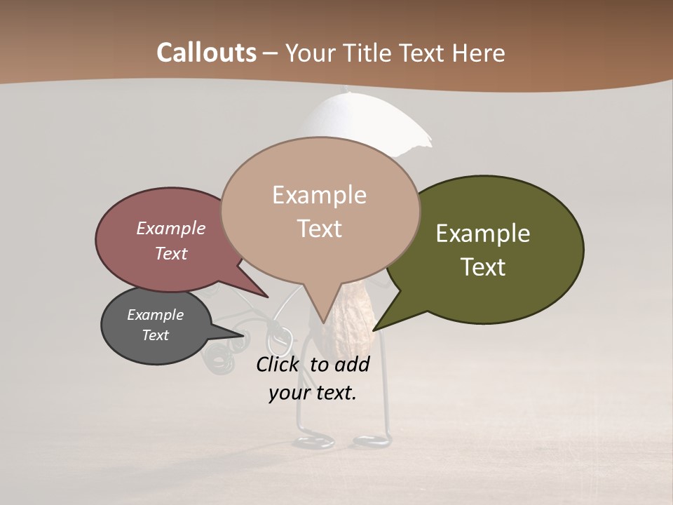 Nut Figurine Airing PowerPoint Template