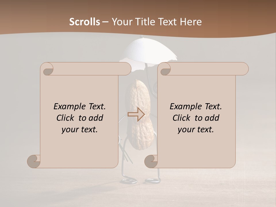 Nut Figurine Airing PowerPoint Template