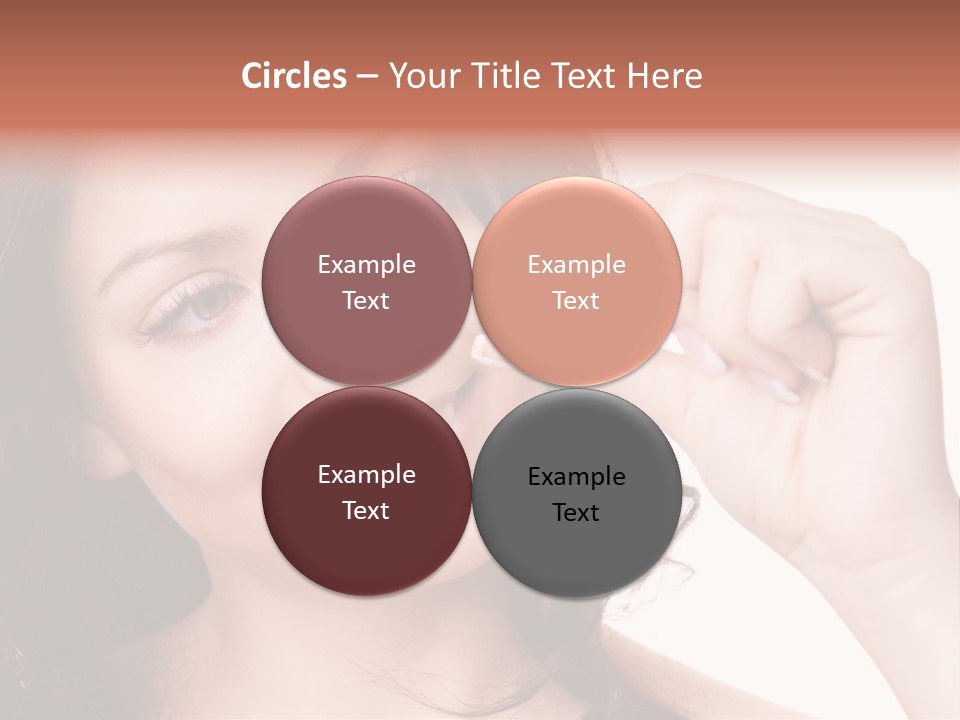 Illness Female Blue PowerPoint Template