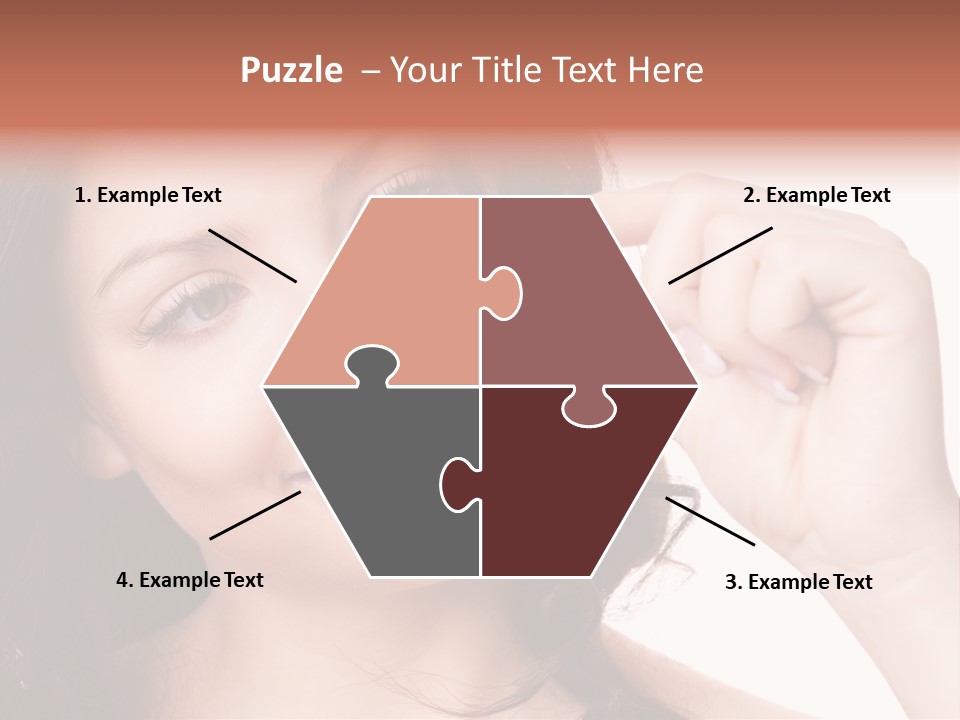 Illness Female Blue PowerPoint Template