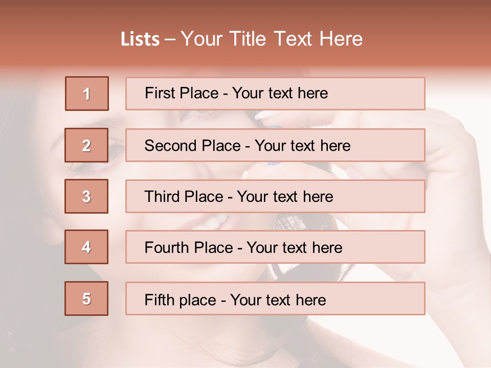 Illness Female Blue PowerPoint Template