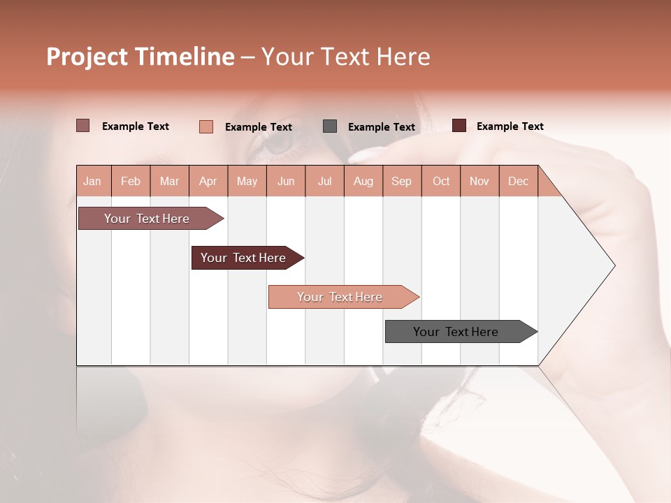 Illness Female Blue PowerPoint Template