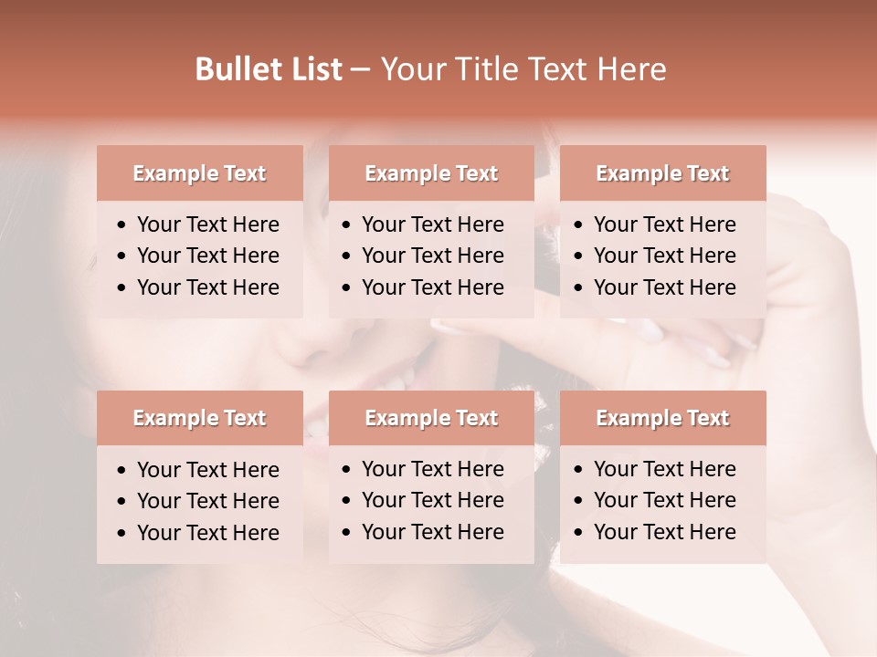 Illness Female Blue PowerPoint Template