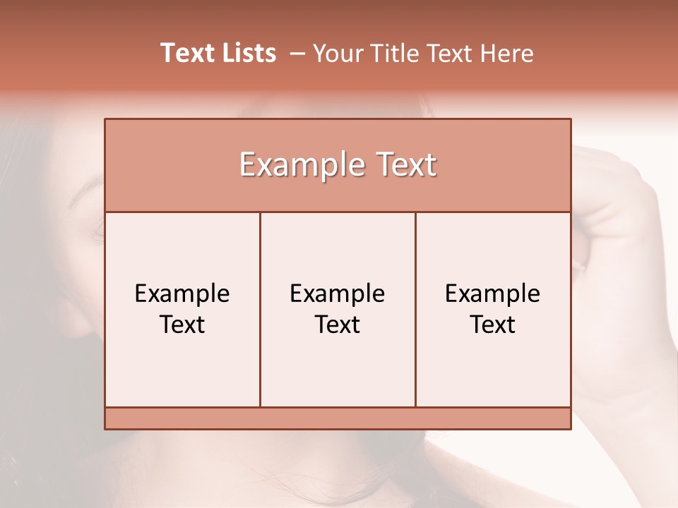 Illness Female Blue PowerPoint Template