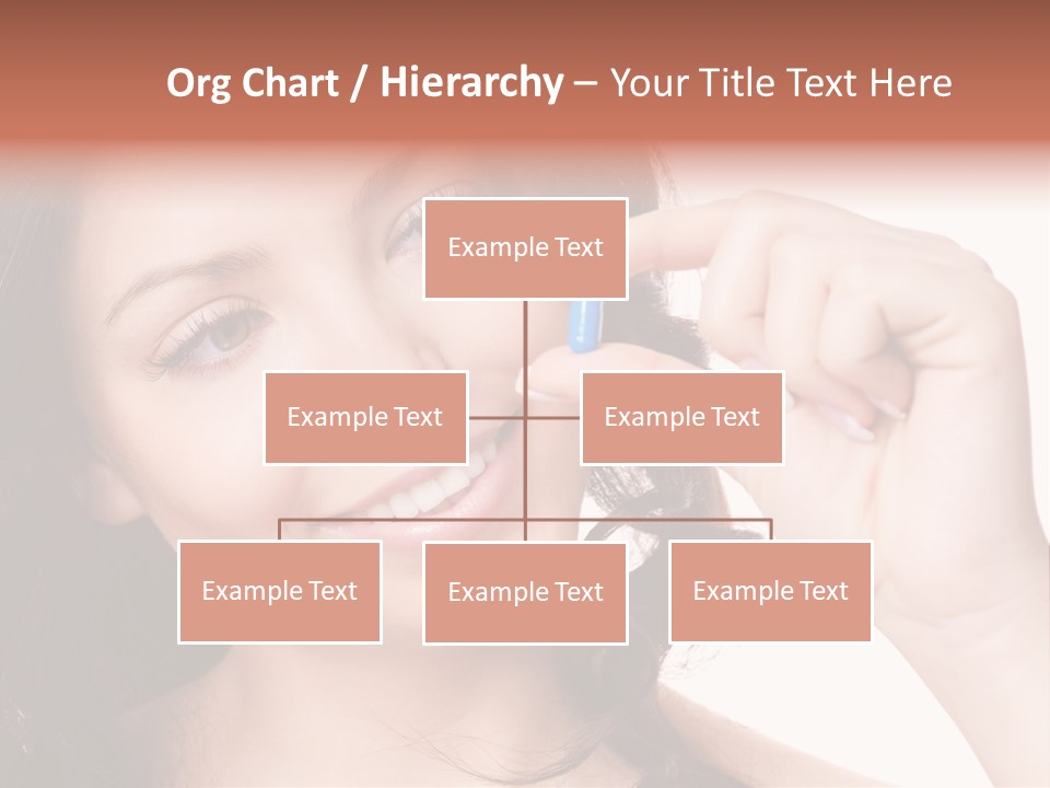 Illness Female Blue PowerPoint Template