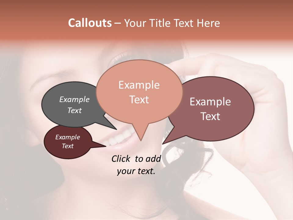 Illness Female Blue PowerPoint Template