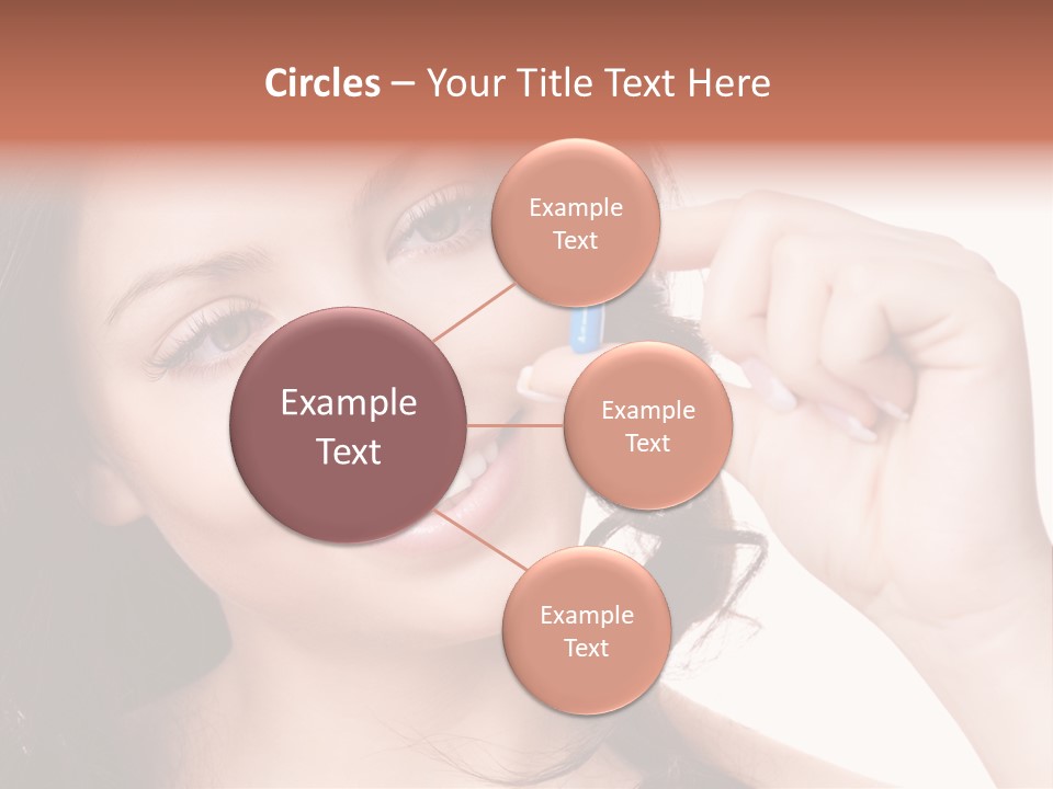 Illness Female Blue PowerPoint Template